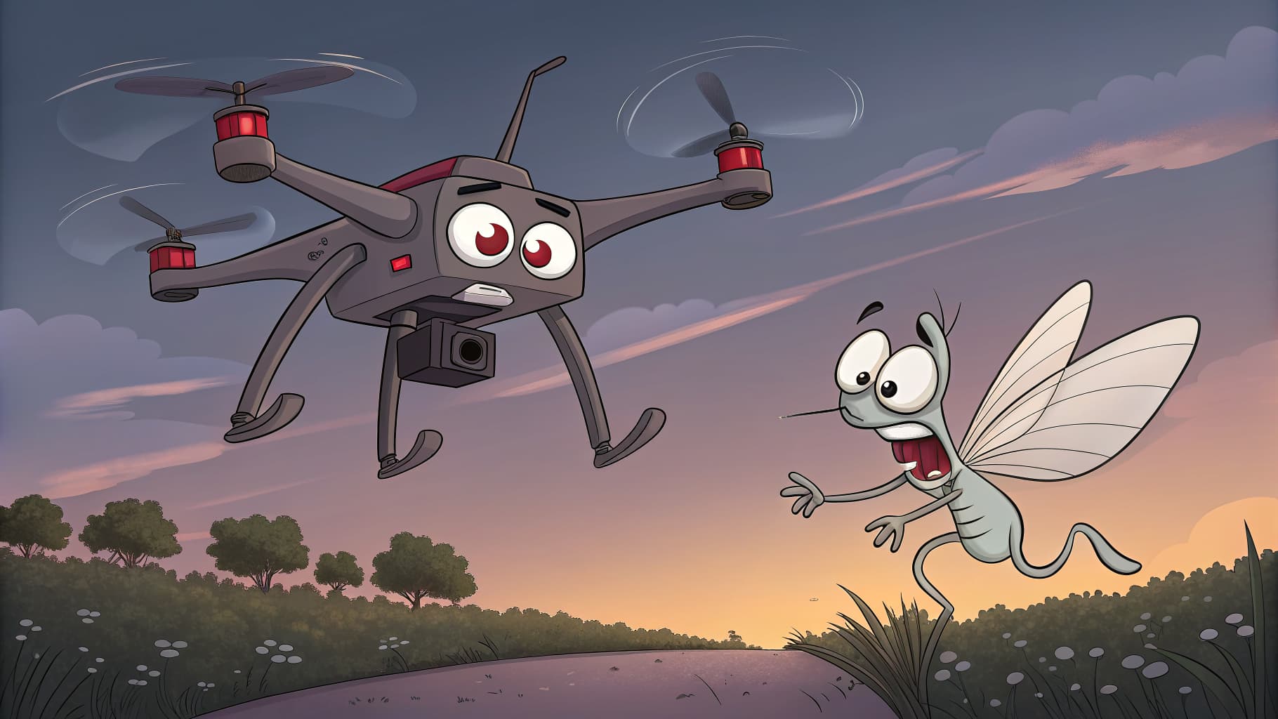 Can Tiny Drones Win the War on Genocidal Maniac Mosquitoes?