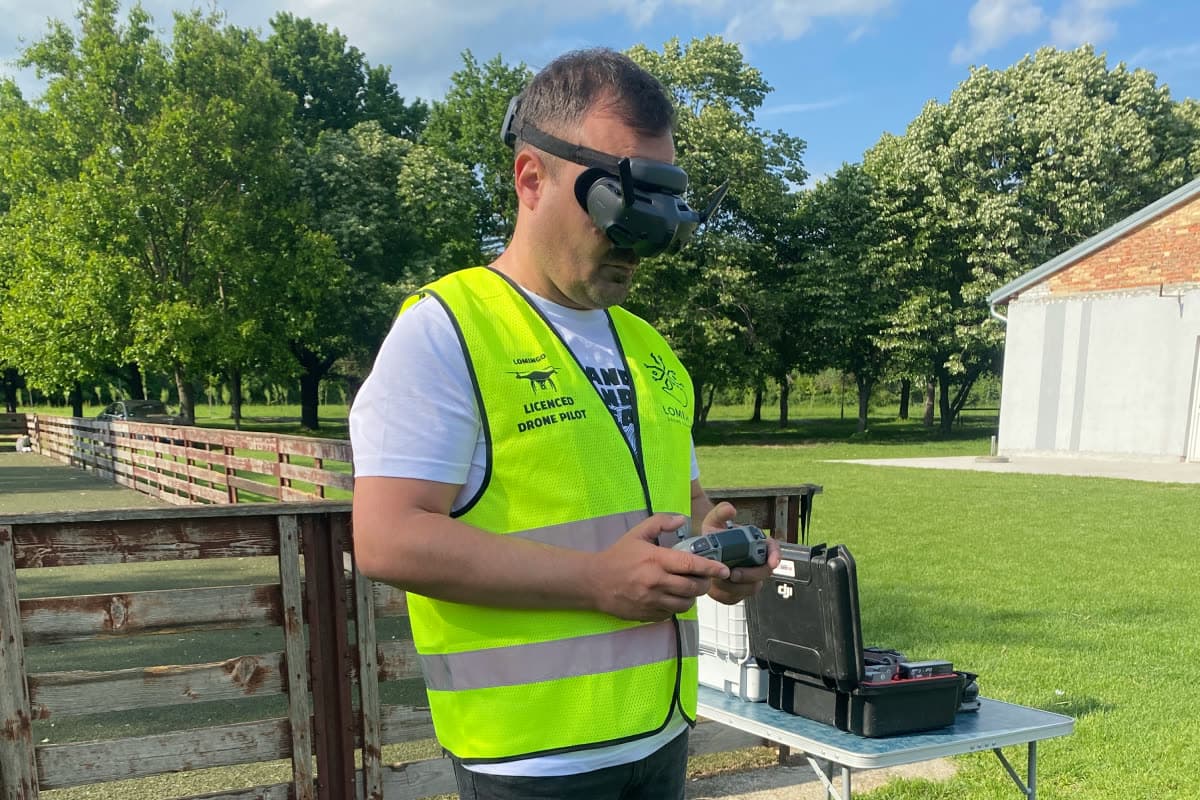 Milan L., drone pilot in Serbia
